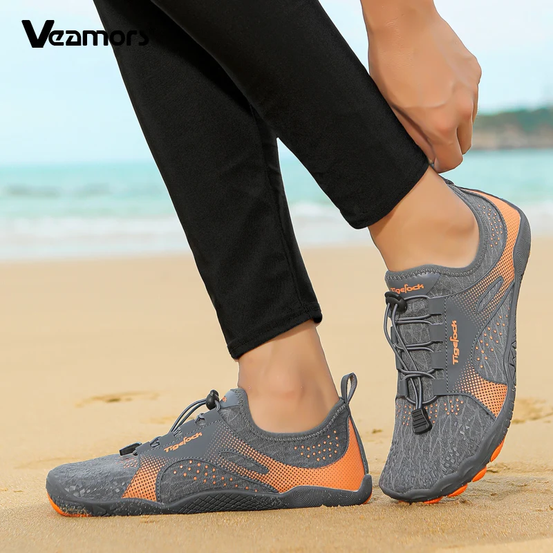 

Men's Water Sports Shoes Quick Dry Women's Beach Barefoot Aqua Shoes Breathable Outdoor Wading Sneakers Surfing Fishing Hiking
