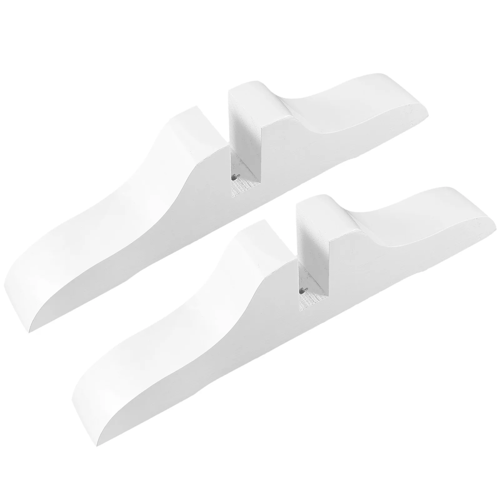 2Pcs Room Divider Stand Screen Feet Wear Resistant Thickened Base Wooden Divider Bracket for Folding Screens Room Partitions
