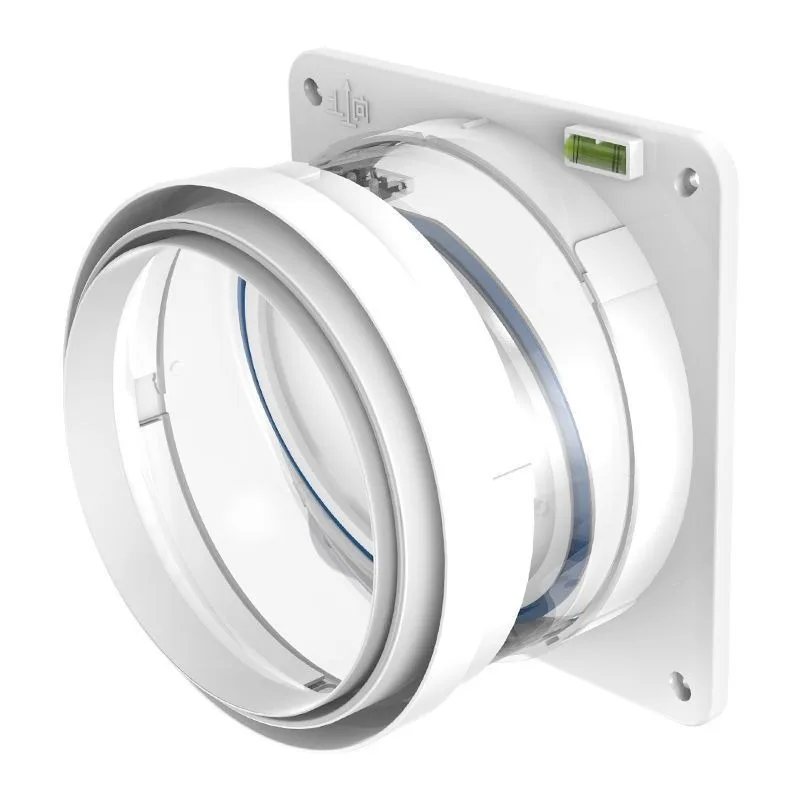 

ABS Kitchen Range Hood Check Valve Fireproof Flue Non-return Valve Oil Fume Isolation Pipe Fittings