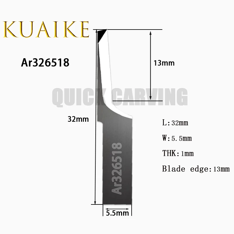 10PCS TTY Oscillating Blade Vibrating Blade Ac366520 Ar326518 Ar346512 Br286512 Br326512 Cutting Knife CNC Cutter Blade