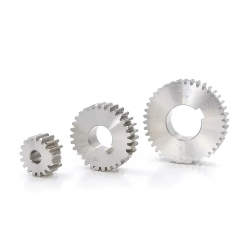 1pcs 20T-40T 1 Module 304 Stainless Steel Spur Gear 20 21 22 23 24 25 26 27 28 30 32 33 35 36 38 40 Teeth 1M Cylindrical Gears
