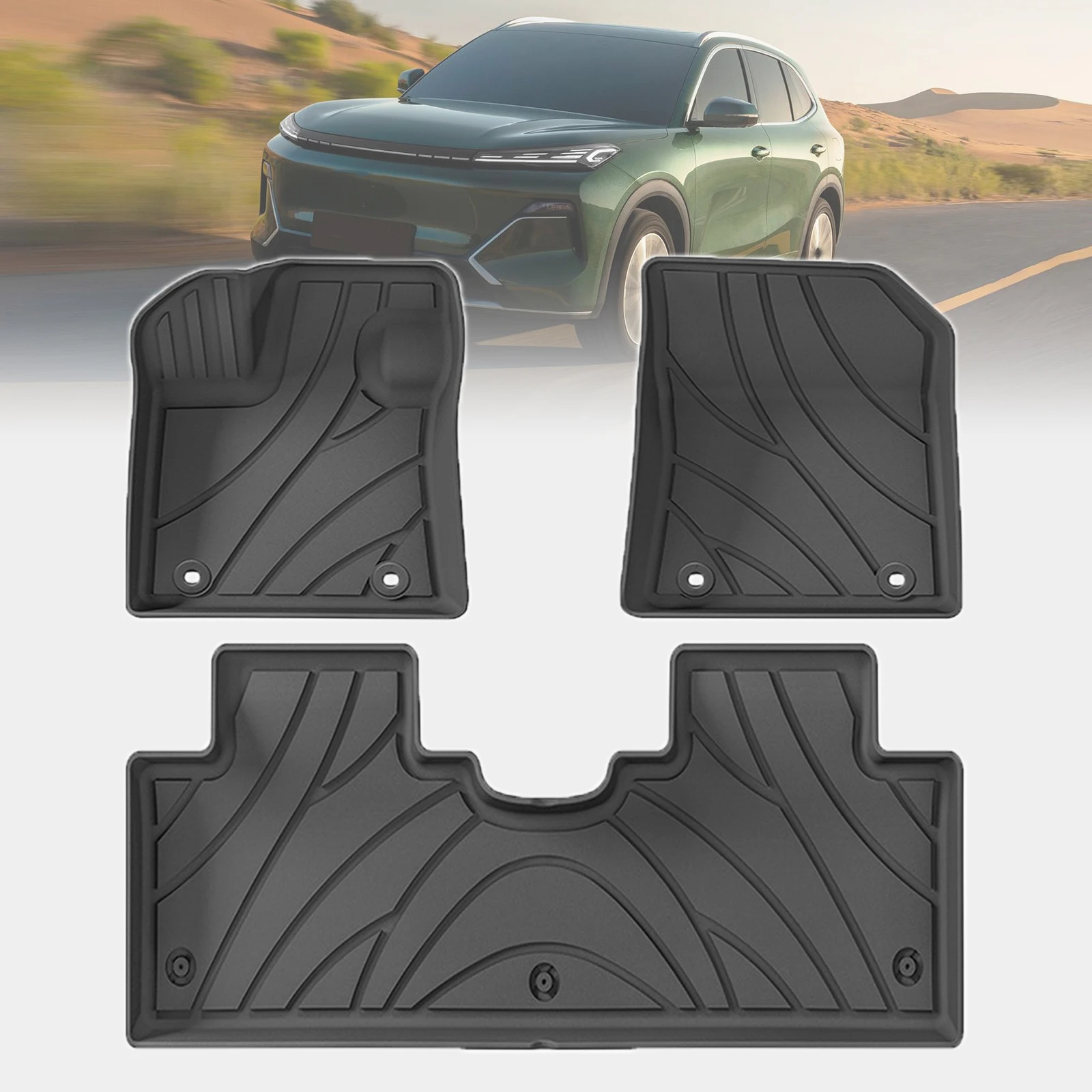 

Waterproof Non-Slip TPE Car floor Mats Accessories for Geely Starray EM-i EX5 E5 EMi 2025 2026 Proton eMas 7 PHEV