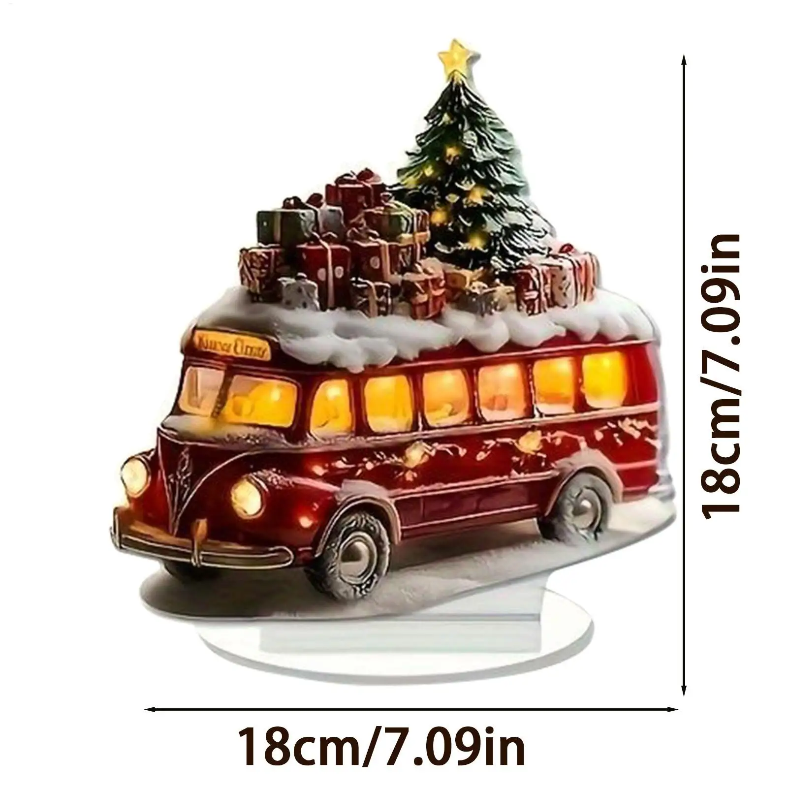 クリスマス装飾 2d アクリルクリスマス装飾デスクテーブルセンターピースホリデー屋内ホームフェスティバル結婚式