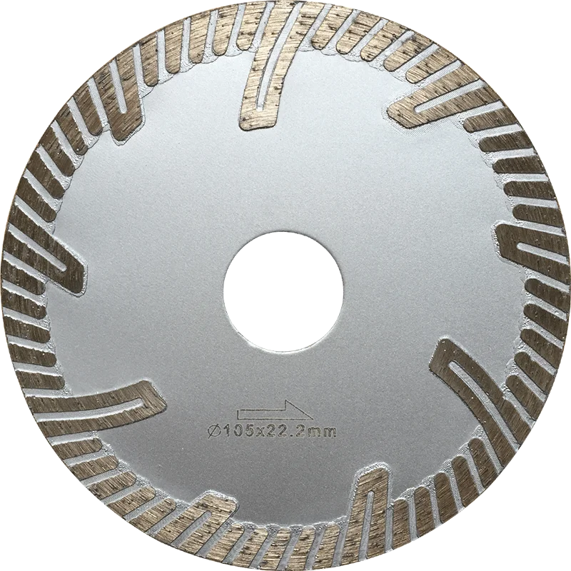 

105X7X22.23-15.88mm hot pressed GU turbo diamond saw blade for concrete,granite,marble,bricks and other construction materials