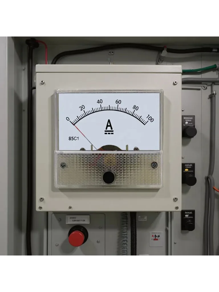1 szt. 85C1 DC Wskaźnikowy amperomierz mechaniczny 1A-30A Połączenie bezpośrednie. 30A-500A/75mV Potrzebny rozdzielacz do użycia. — zdjęcie 2