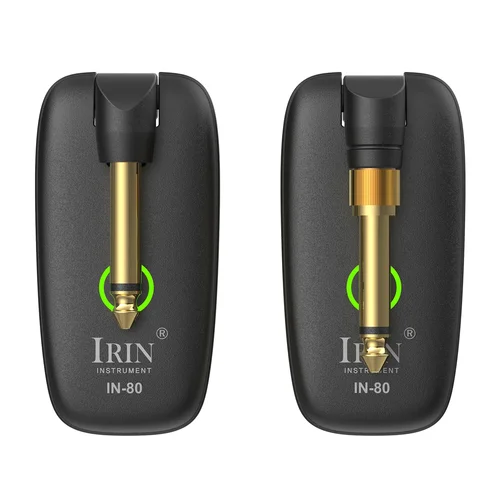 IRIN transmisor receptor IN-80 sistema de guitarra inalámbrico incorporado recargable Audio guitarra sistema inalámbrico accesorio de guitarra