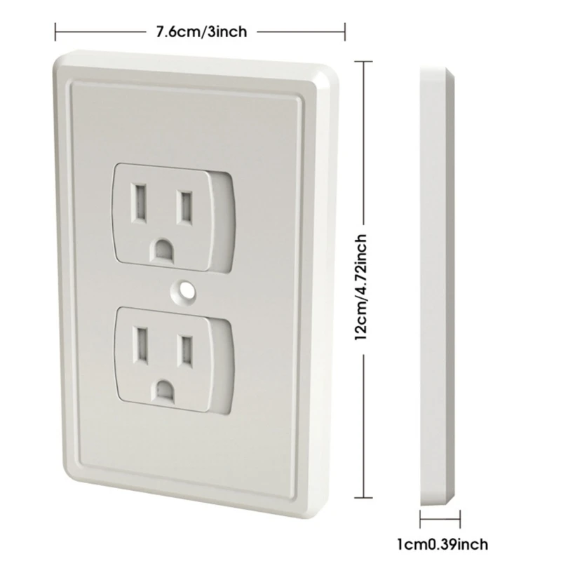 Cubierta toma corriente a prueba bebés, cubierta enchufe seguridad para niños, cubierta enchufe energía