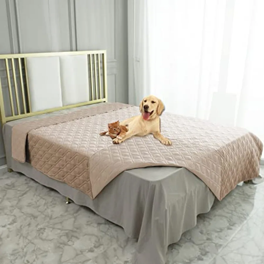 

Waterproof Blanket Reversible Dog Bed Cover Pet Blanket for Furniture Bed Couch Sofa