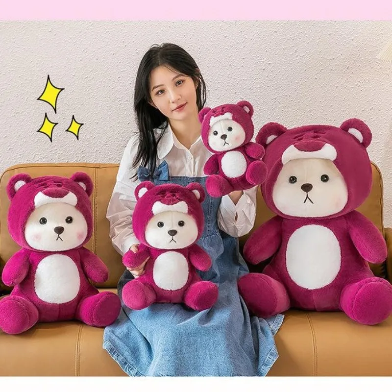 Transformeer in een beerpop-klauwmachine met capuchon en ruil voor knuffels, poppen, kindercadeaus en kussens