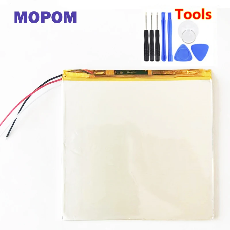 New 3.7V 5600mAh Li-Polymer Battery For Prestigio Grace 7788 4G Tablet PC Accumulator 3-wire + Free Tools