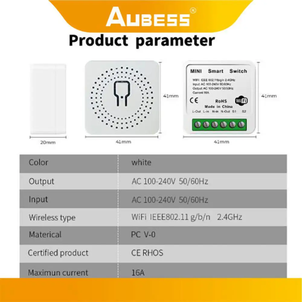 

Remote Control Switch 16a Disconnector -off Device Cozylife And Homekit Wifi Mini Breaker Ac100-240v Smart Home