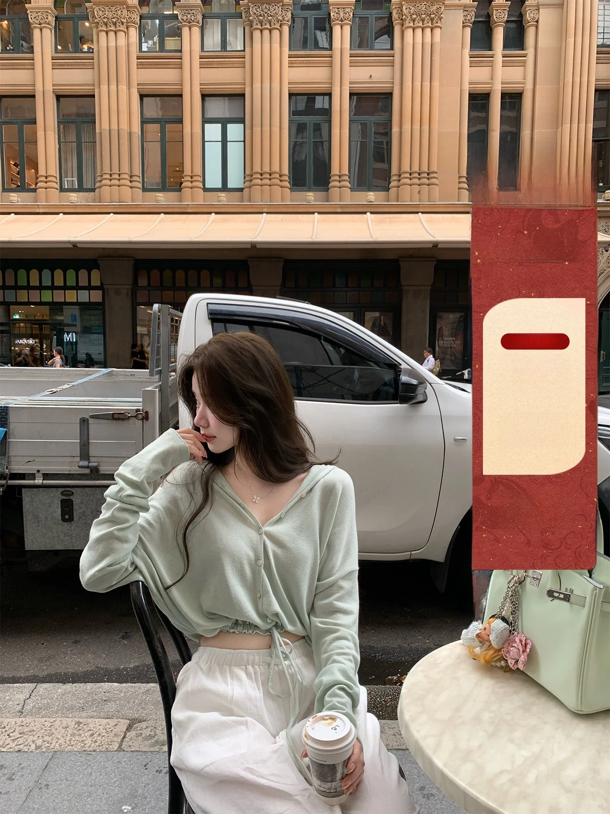 

Chen Jin Lazy Hooded Sun Protection Cardigan Mixed Fiber Blend Women's Knitted Sweater Comfortable Commute Sle Spring Se...