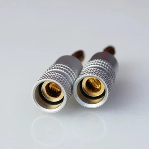 4 buah Konektor Pisang Colokan Pisang Speaker 4mm Jack Pisang 4mm Berlapis Emas Tembaga 24K Cocok dengan Tiang Pengikat 4mm 6 pos penjilidan penjualan terbaik - №