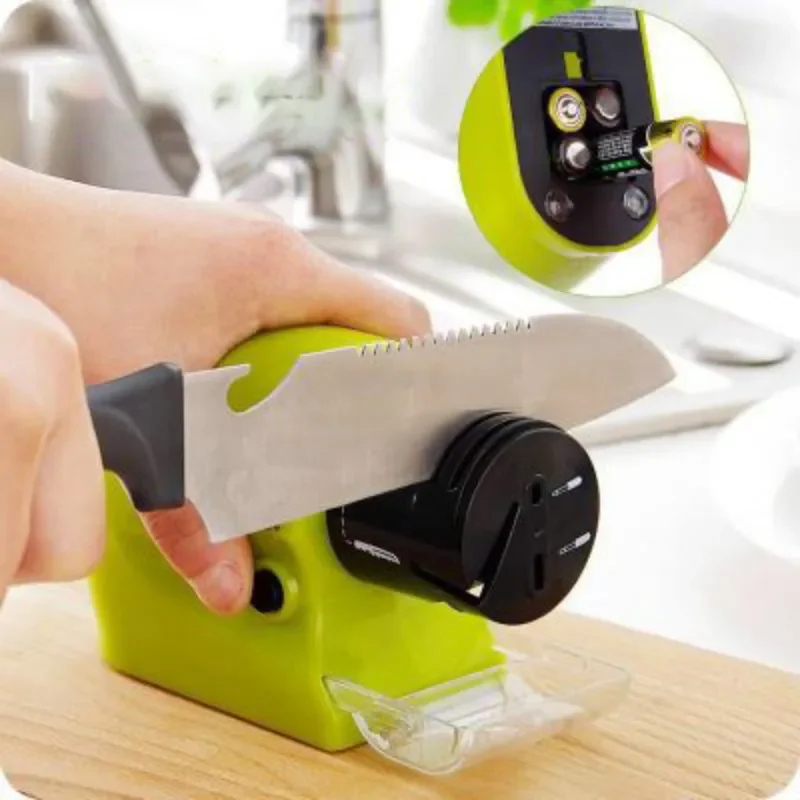 New electric fast knife sharpener, multi-functional kitchen knife scissors cutting professional tools for home kitchen chefs