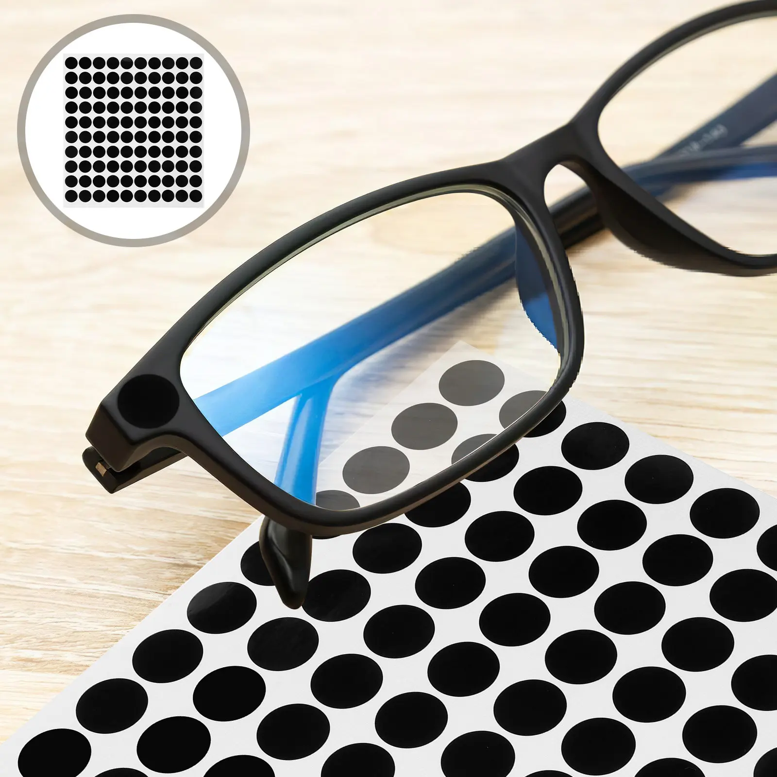 

100 шт. Умные наклейки-заглушки для защиты конфиденциальности на смарт-очки, высокопрозрачные светоблокирующие пленки из ПЭТ для офиса, путешествий, электронных устройств