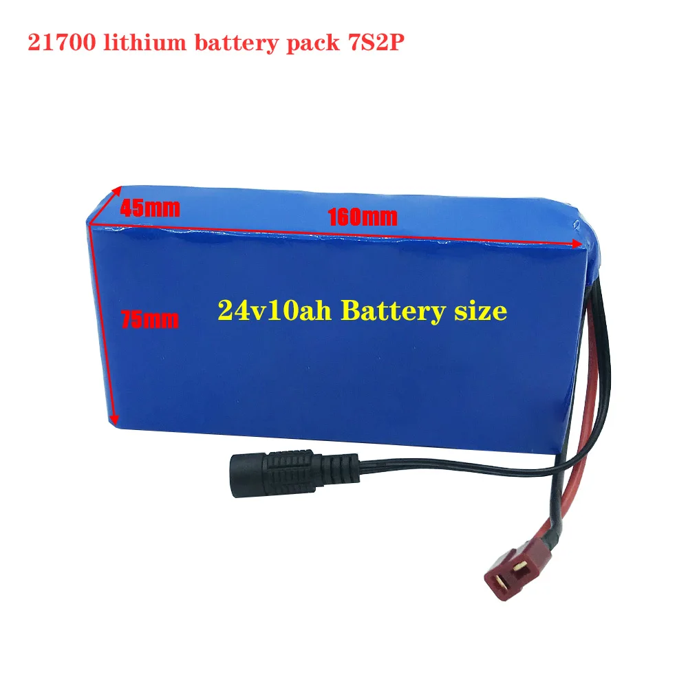 Akumulatory 24 V 10 Ah 7s2p 21700 Akumulator 29,4 V 10000 mAh 21700 Akumulator litowo-jonowy do roweru 350 W Ładowarka z akumulatorem