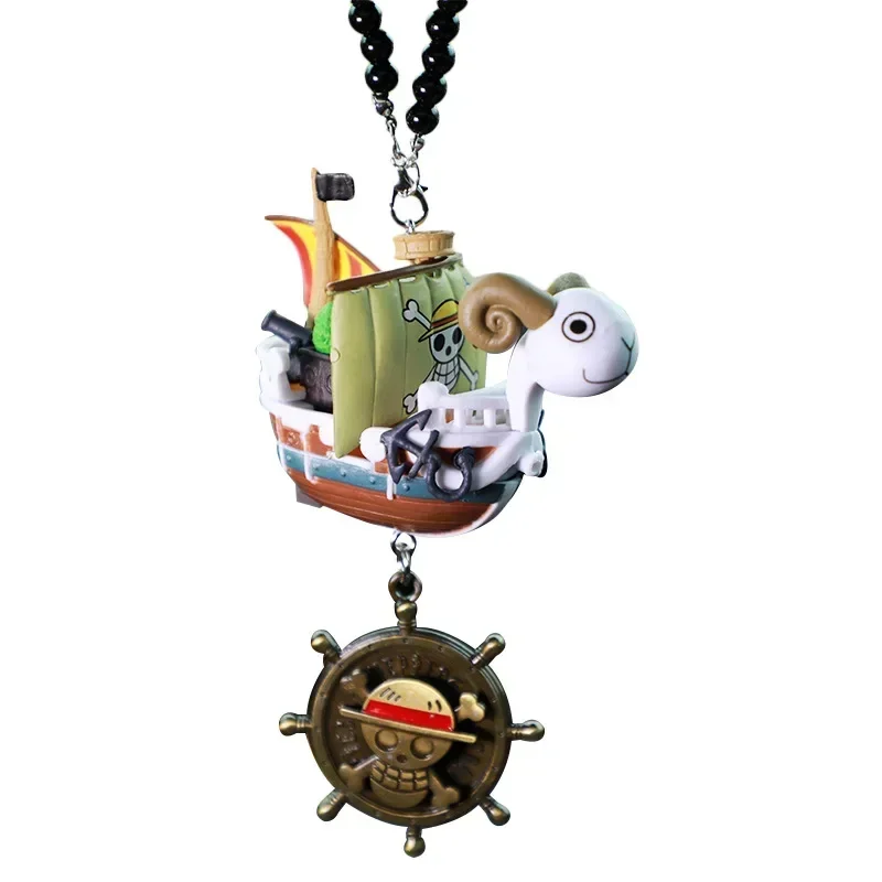 Cartoon Anime One Pieces Pirates Boat Going Merry/Thousand Sunny Grand Piratenschip Auto Hanger Action Figure Collectible Toy