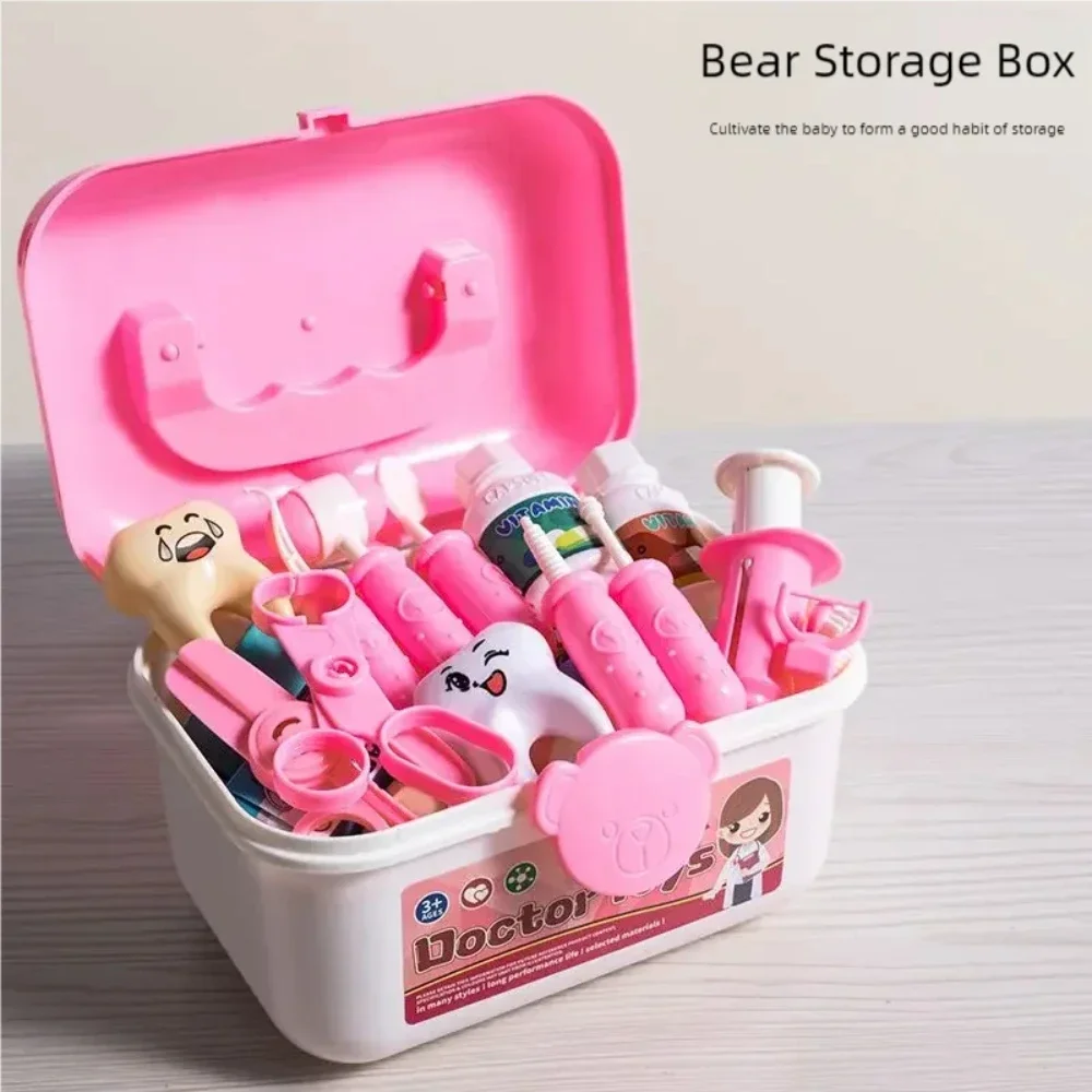 ドクターナースごっこ遊びセット、医療ツール、聴診器、注射器付きごっこ遊びトロリーボックス、子供、男の子、女の子への理想的なギフト