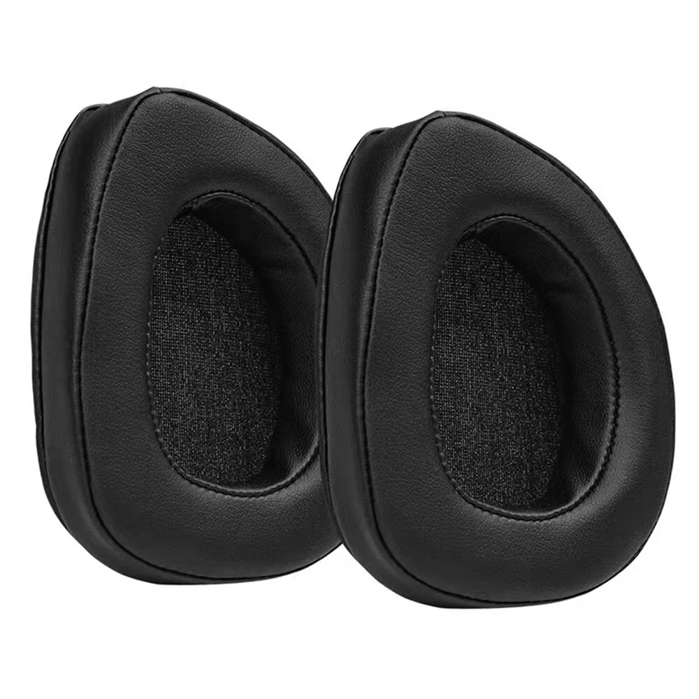 1 paar Flexible Durable Leder Ersatz Ohrpolster Ohr Muffs Pads Weiche Memory Foam Für Asus Rog Delta Aura Sync Kopfhörer