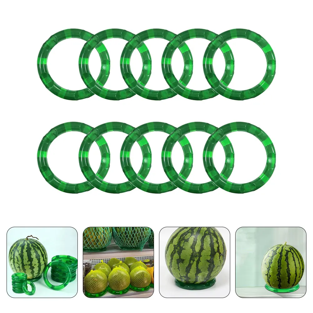 

10pcs Fixing Holder Ring Non-Slip Display Base For Watermelon Cantaloupe Soccer Ball Basketball Watermelon Fruits Display Stand