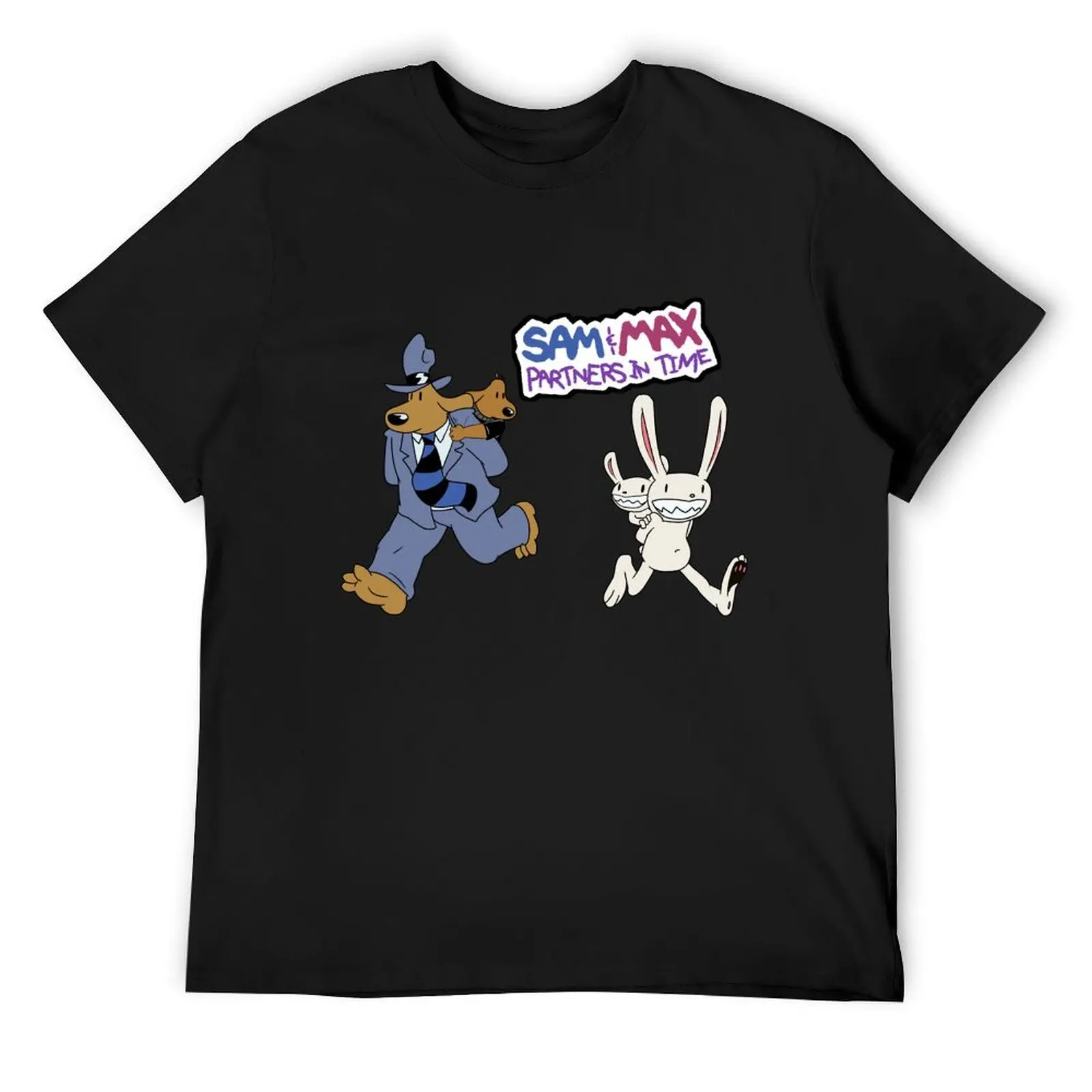 

Sam and Max: Partners in Time T-Shirt anime tshirt tshirts personalised custom t-shirts fruit of the loom mens t shirts