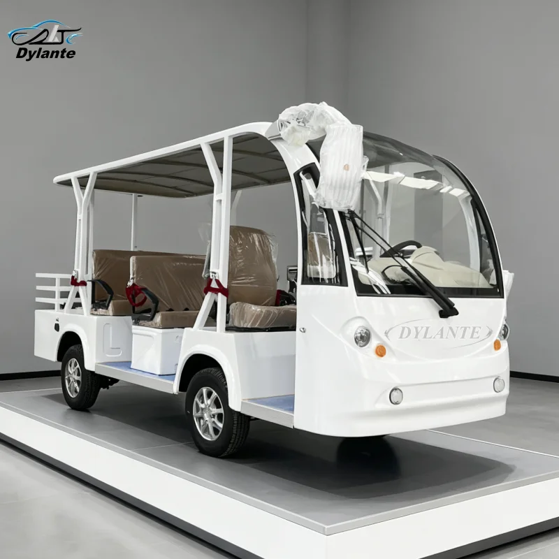 

Интеллектуальное зарядное устройство с диапазоном 100 км, 72 В, 5 кВт, двигатель переменного тока, туристический экскурсионный корабль, автобус, 11-местный электрический туристический автомобиль