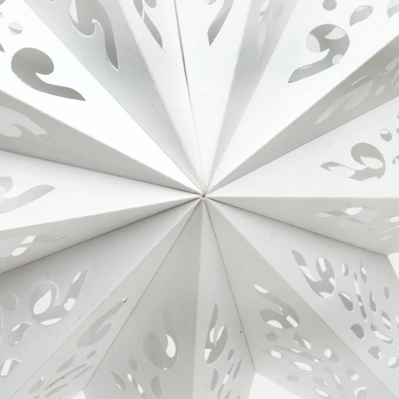 Handmade Paper Star 60 Cm (Dia)  - White-Festive Décor