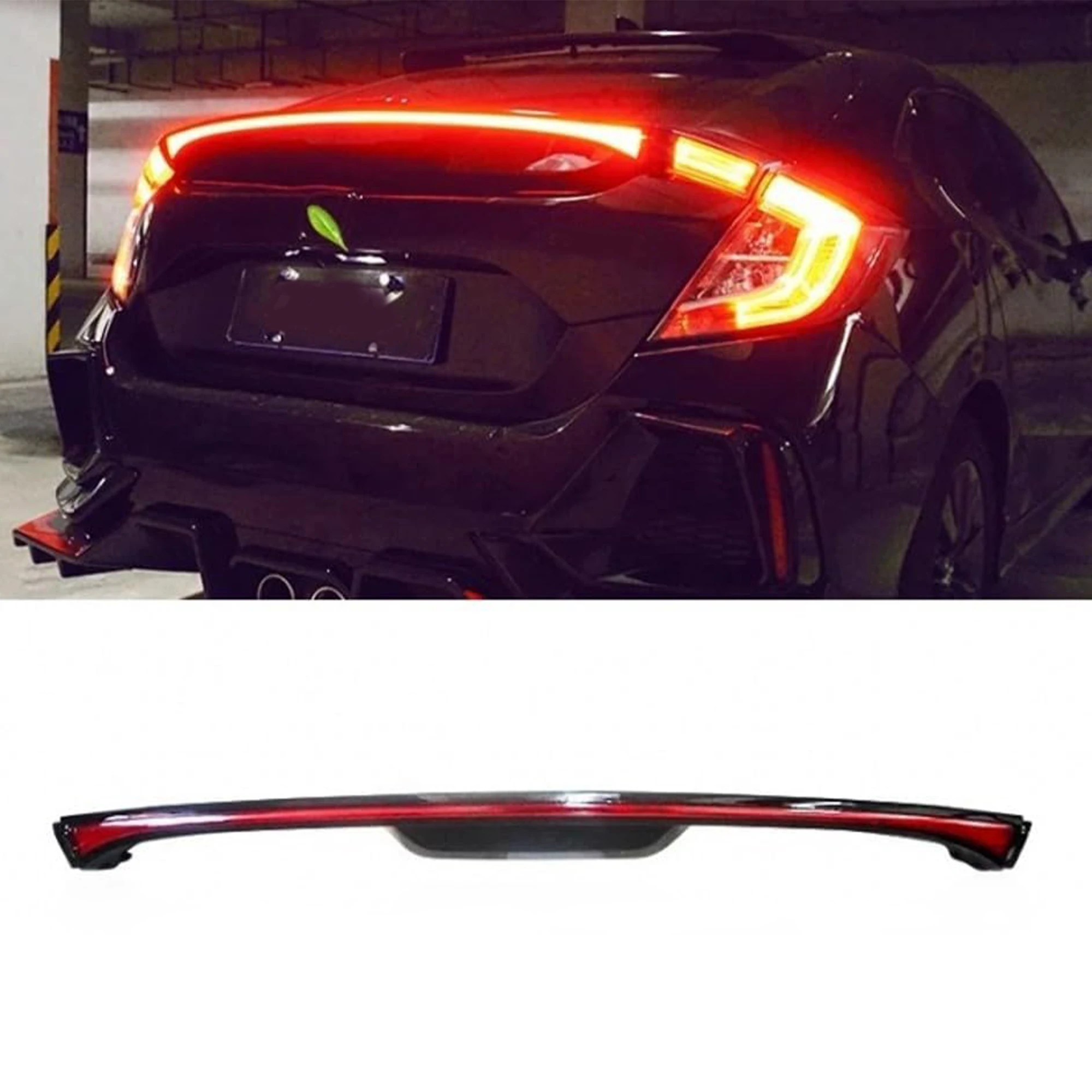 1 Set Full-Width Taillights For Honda Civic 2017-2021