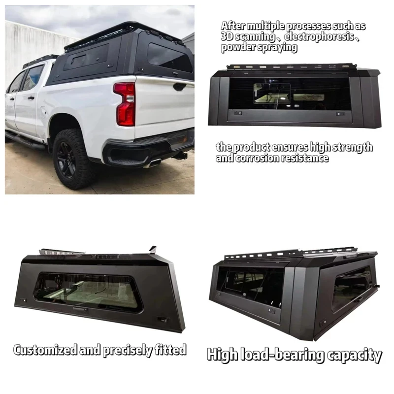 

Custom Aluminum Tonneau Cover For LC79 Pickup - High-Quality Hard Truck Topper, Waterproof Canopy