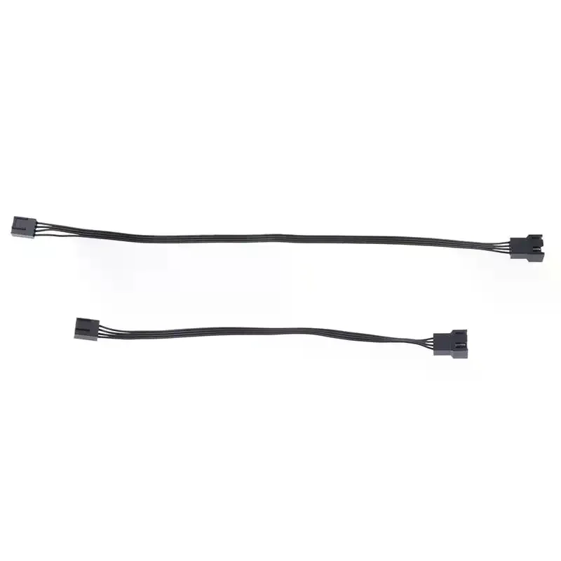 

5 шт. 4-контактный ШИМ-адаптер для провода вентилятора процессора, удлинитель компьютерного вентилятора, сменный кабель питания, аксессуары 24AWG