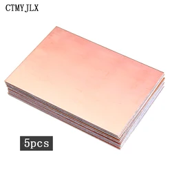5pcs 10x15 Single Sided Copper Clad Plate PCB Circuit Board FR4 Fiberglass Prototype Board 10*15cm Laminate Circuit Board