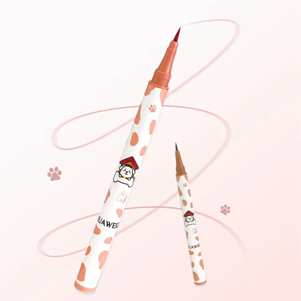 Dog Print Liquid Eye Liner Pencil Animal Paw Waterproof Ultra-slim Eyeliner Gel Pen Long-lasting Quick-drying Makeup Tools