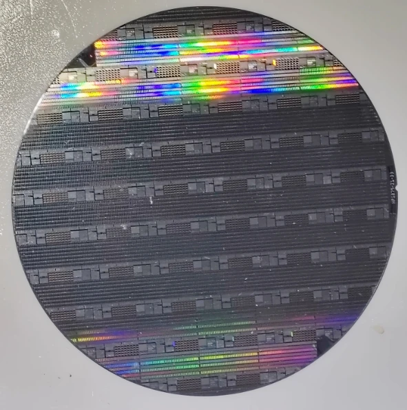 Wafer de silício de 6 polegadas, 12 polegadas e 8 polegadas, exibição de exposição semicondutora de wafer de litografia redonda, circuito integrado