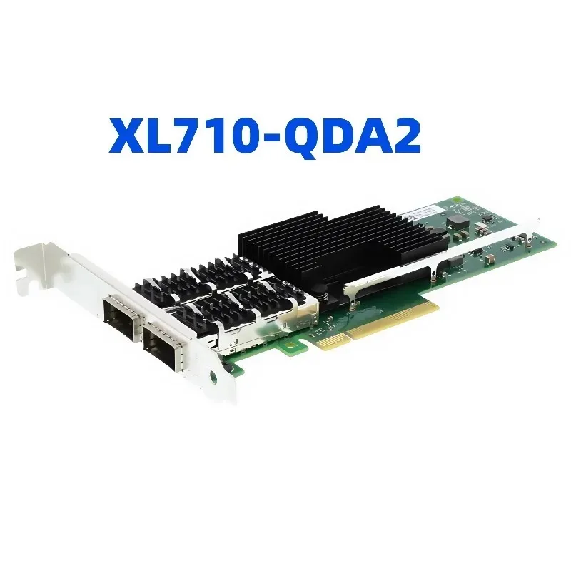 AvaCore XL710-QDA2 PCI-E 40G Dual Port 10 Gigabit Network Interface Card XL710QDA2BLK