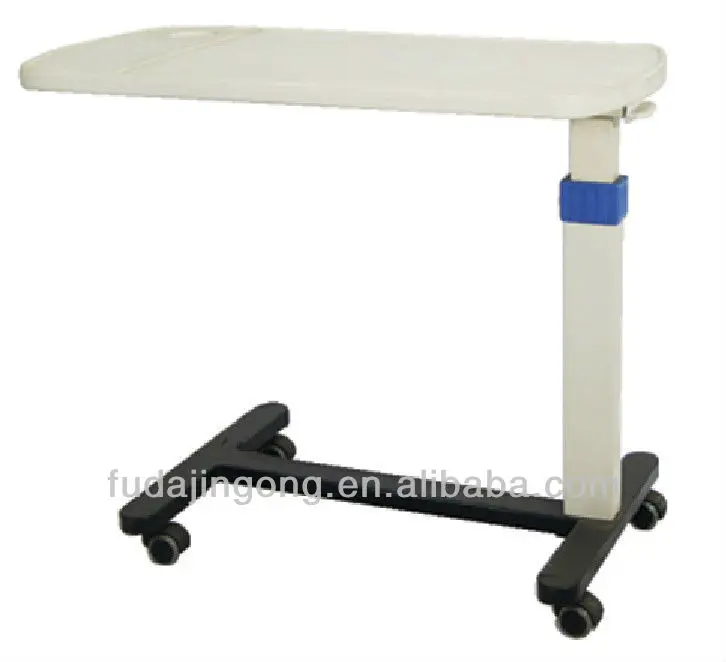 حار بيع مستشفى ارتفاع قابل للتعديل فوق طاولة طعام السرير للمريض #5