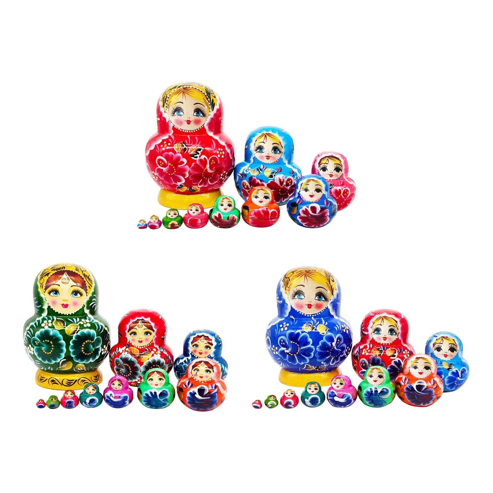 

10 Layer Russian Nesting Doll Matryoshka Dolls for Halloween Office Birthday