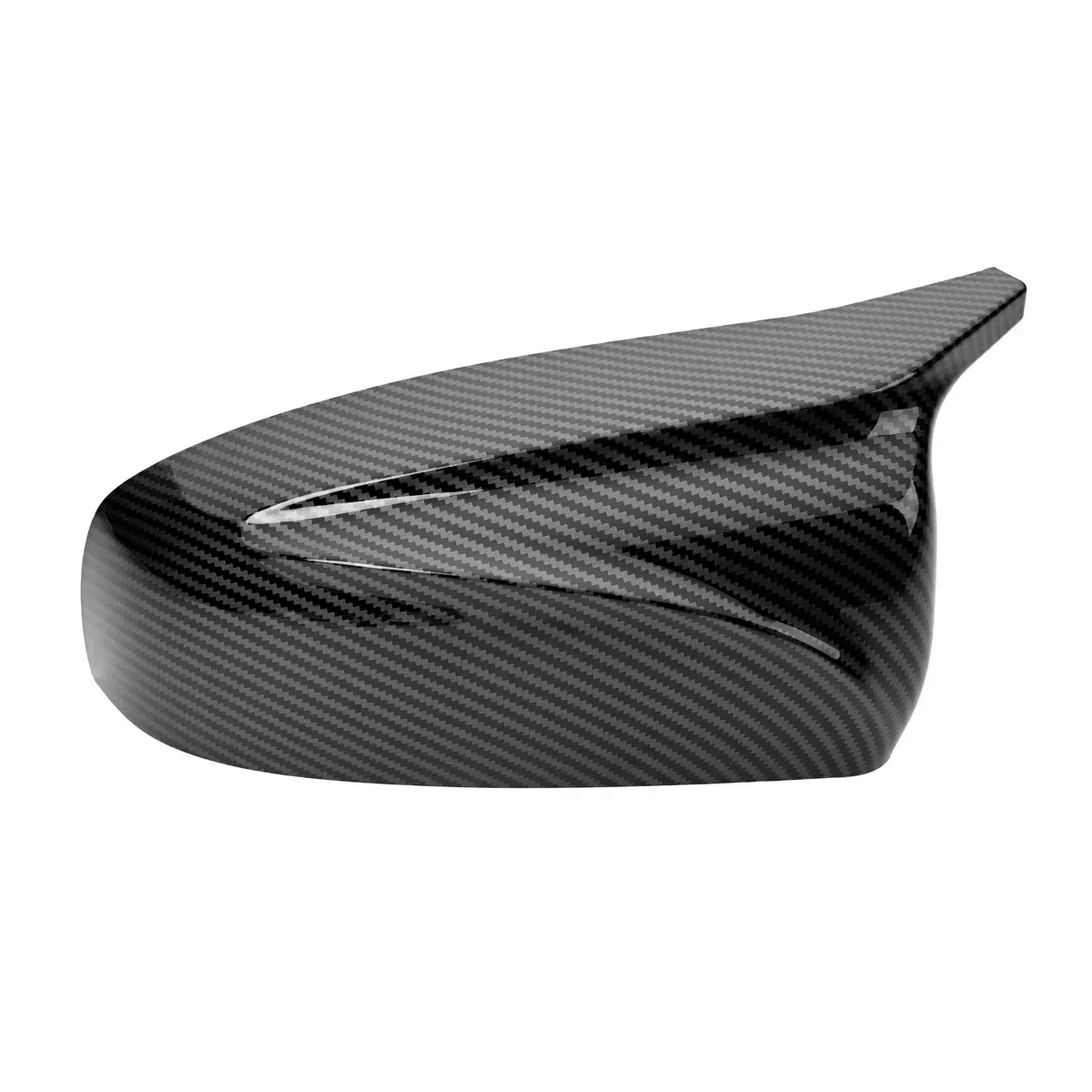 Per BMW X5 X6 E70 E71 2007-2013 1 Coppia M Stile In Fibra di Carbonio Ala Laterale Tappi Dello Specchio Copertura di Ricambio 51162182698, 51162182697