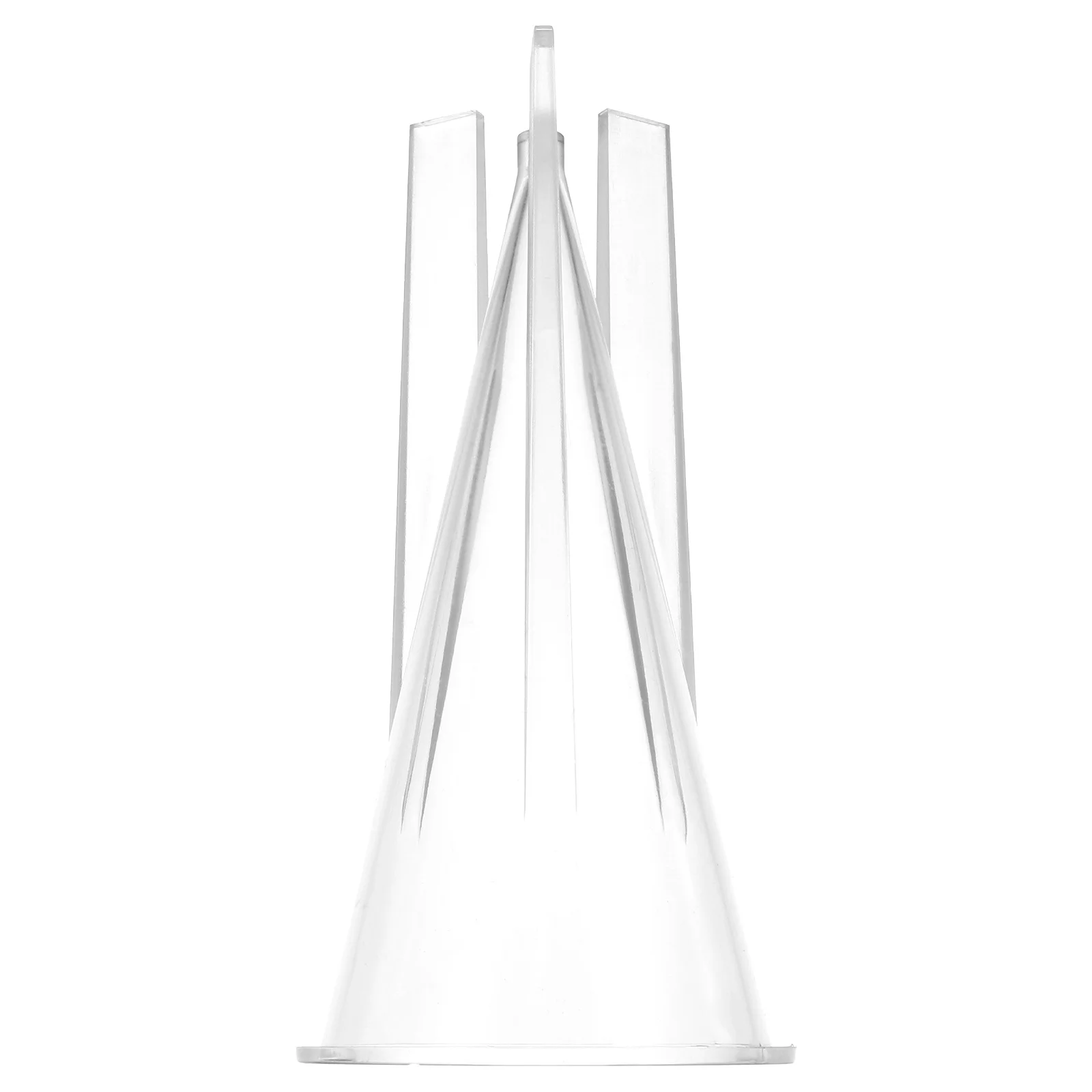 

Cone Shaped Mold Reusable Clear Acrylic Making Mould Eco-Friendly Safe for Home DIY Scented Candles and Wax Decorations