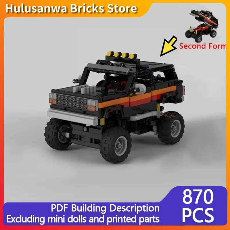 Anime Popular Car Model MOC Building Bricks Masked Special Vehicle Modular Technology Gifts Holiday Assemble Children Toy Suit