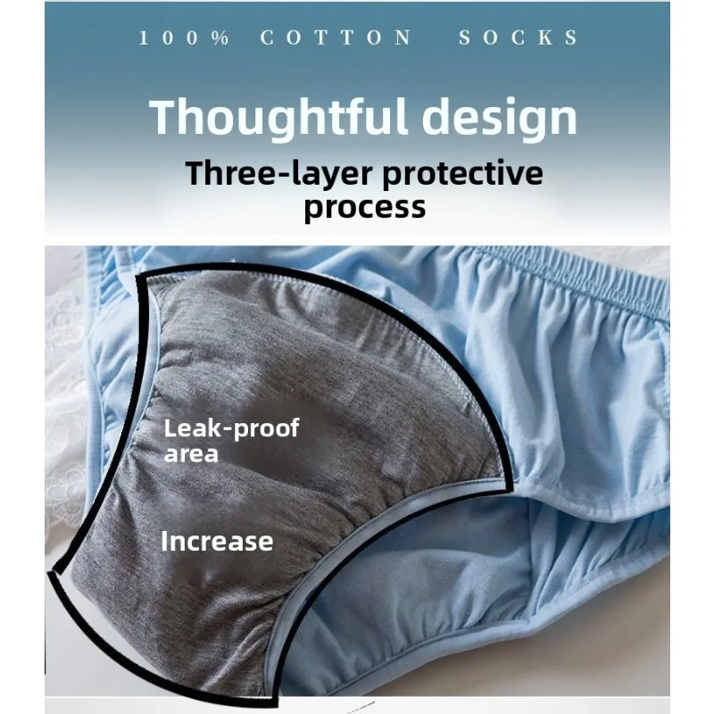 ملابس داخلية لسلس البول من الجرافين مانعة للتسرب وقابلة لإعادة الاستخدام وقابلة للغسل وقابلة للتنفس ماصة للنساء والرجال لحماية البول مريحة يوميًا