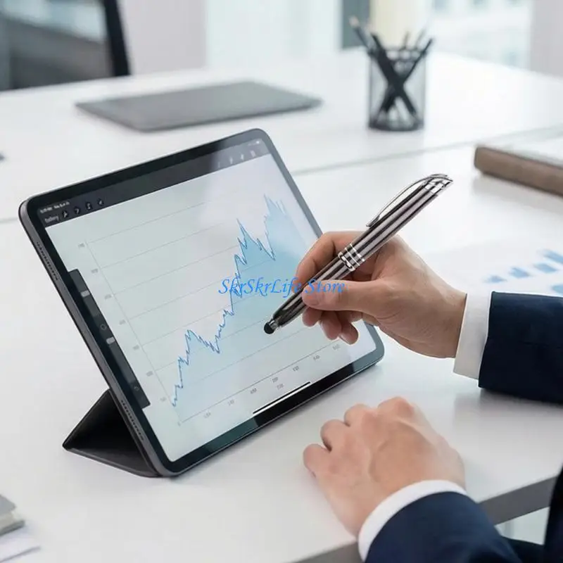 

E65E Business Grade Ballpoint Pen Offering LED And Utility For Efficient Note Taking In Dim Areas