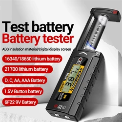 BT169 Battery Level Tester 21700 18650 16340 Lithium Battery 9V Battery Button Battery Digital Display Battery Tester