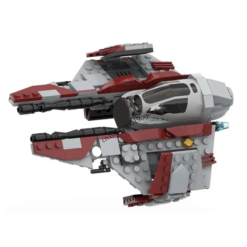 Nowy zestaw 258 elementów, słynny model z filmu o bitwach między gwiazdami, Moc Eta-2 Actis Interceptor, kreatywne pomysły DIY, zabawka dla dzieci, prezent urodzinowy, klocki konstrukcyjne.