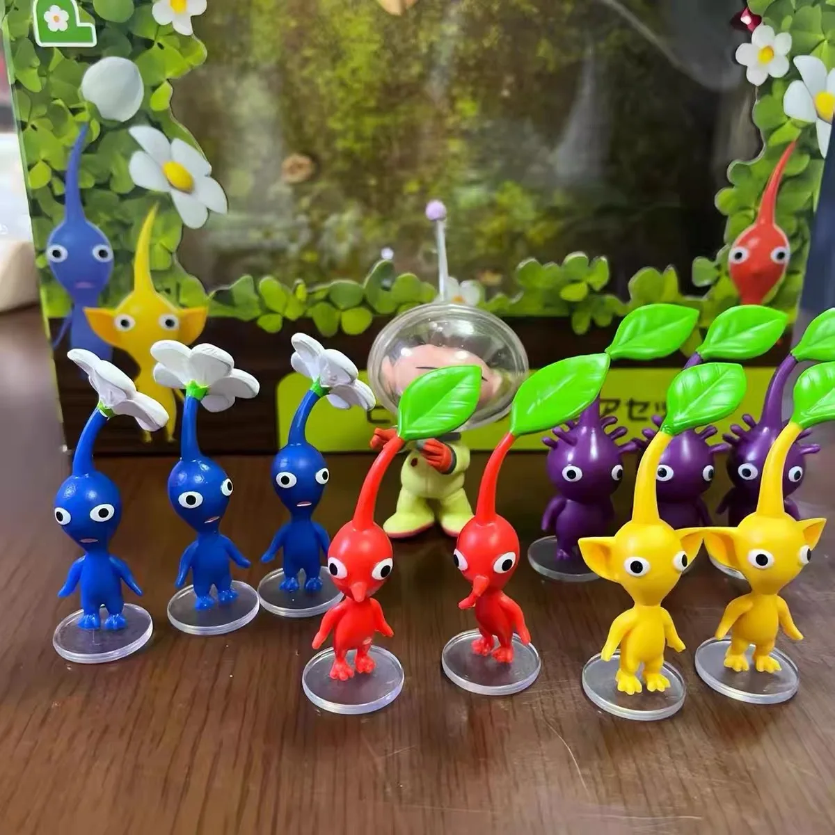 High Quality In Stock Pikmin Cute Figurine Blind Box Captain Olima Alien Life Forms Cute Cartoon Anime Figure Toy Birthday Gifts view 4