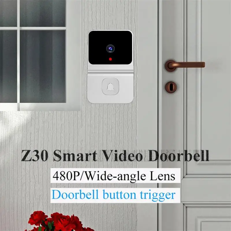 Wireless WiFi Outdoor Doorbell HD Camera Security Door Bell Voice Change Night Vision Video Intercom Home Monitor Door Camera