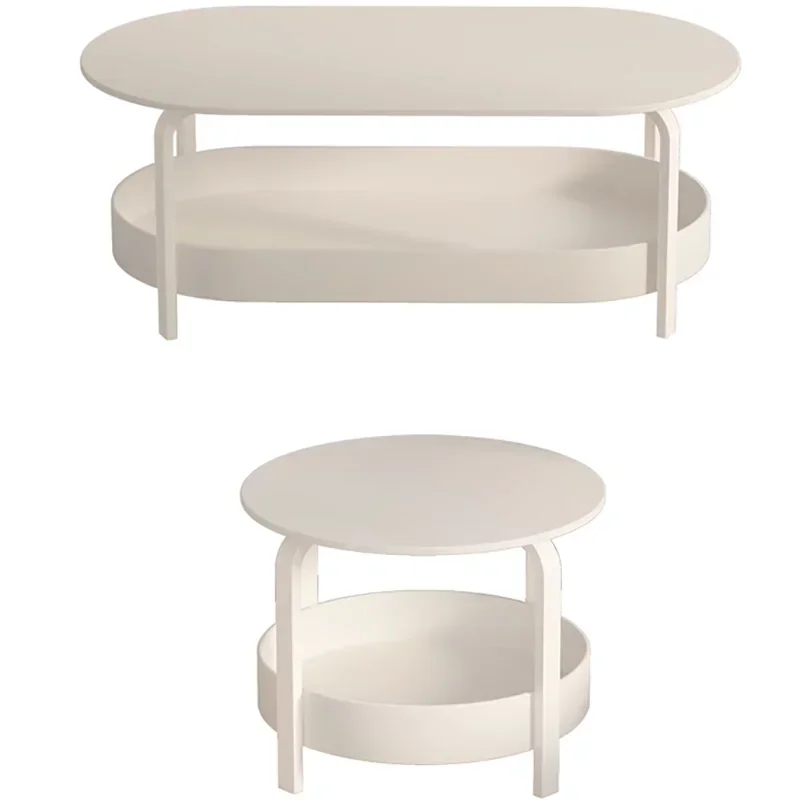 Nordic Minimalist Unique Coffee Table Modern Oval Dressing Bedroom Side Table Iving Room Outdoor Muebles Hogar Home Furniture image 5