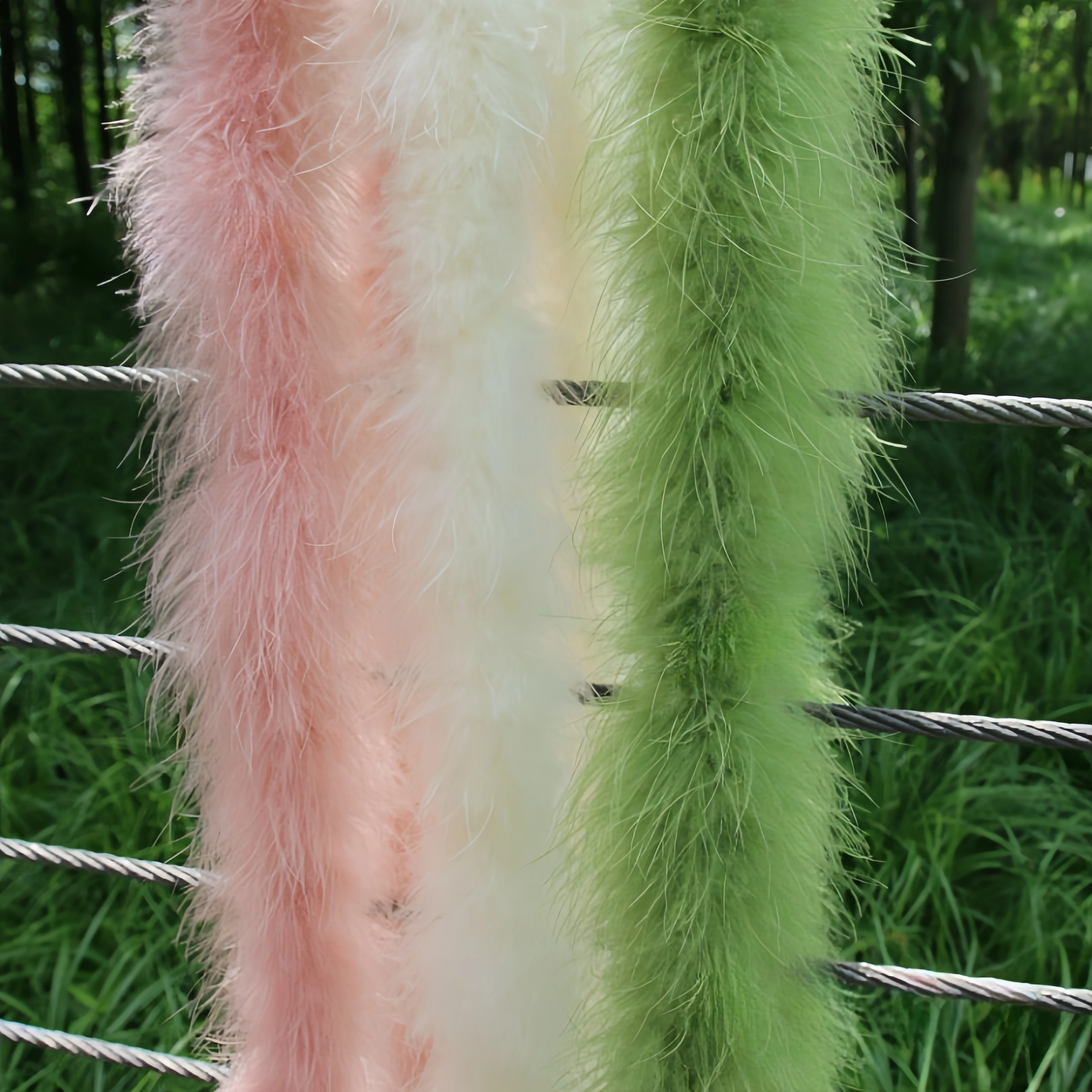 لينة رقيق تركيا ريشة بوا 2 متر 20 جرام الملونة الريش بوا قطاع DIY بها بنفسك الخياطة الملابس والمجوهرات الحرف الديكور #3