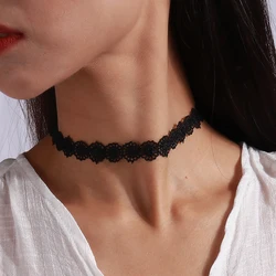 Fashion Black Lace Choker Necklace for Women Girls Party Festival Jewelry Decoration