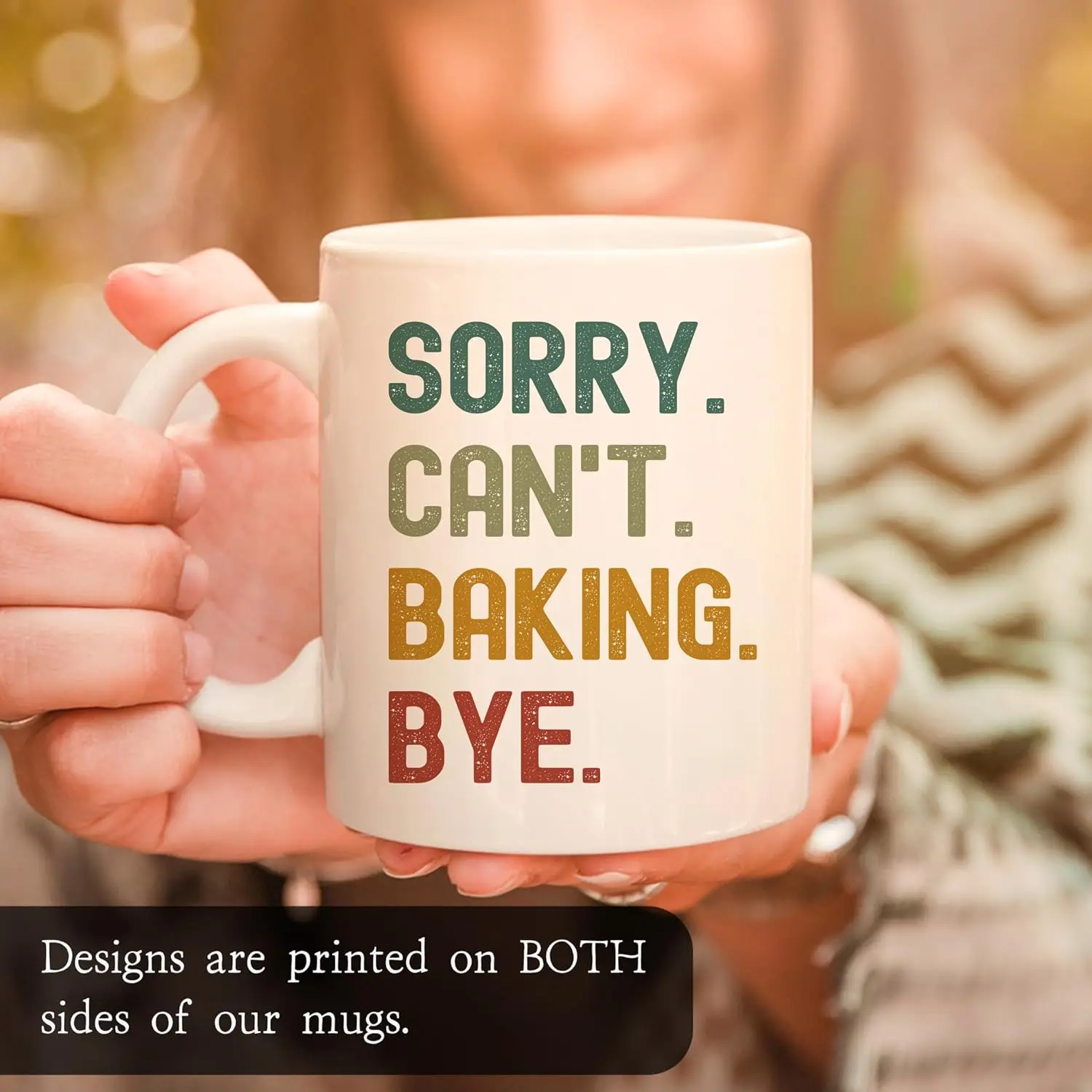 Gift For Baking Lovers - Funny Sorry Can’t Baking Bye Cake Baker Loving 11oz Mug