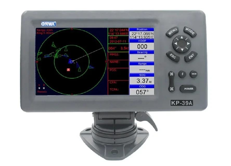 Marine GPS Chart Plotter With Class B Transponder : KP-39A (New!)